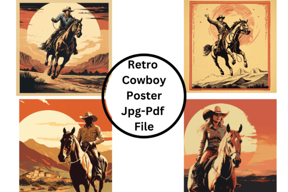 Download Retro Cowboy - Premium Resources