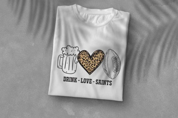Download NFL Drink Love Saints DIY Crafts Files - Premium Resources